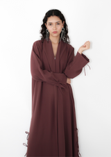 Burnt Rose Zainah Cut Abaya