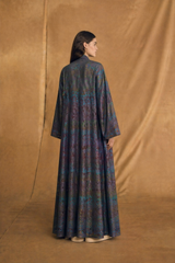 Zainah Cut Abaya - Black Toor on Full Front Sleeves