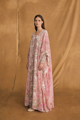 Thobe - Sequin Bead Flower Lace