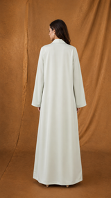 Notched Collar Abaya - Mixed Colour&nbsp;