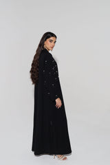 Zainah Cut Abaya With Hanging Beads