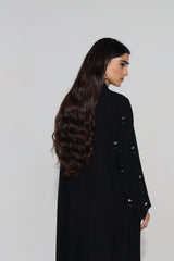 Zainah Cut Abaya With Hanging Beads