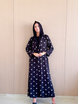 Zainah Cut Abaya in printed Chiffon