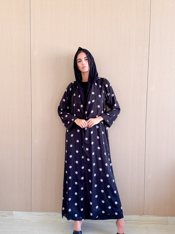 Zainah Cut Abaya in printed Chiffon