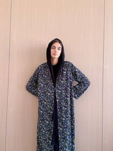 New Zainah Cut Abaya in mixed printed Chiffon