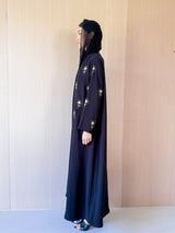 V neck abaya with Embellished works