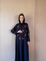 V neck abaya with Embellished works