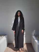 Bish Cut Abaya With Lace Front and Sleeves