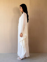 V Neck Free Size Kaftan - Tie Rope