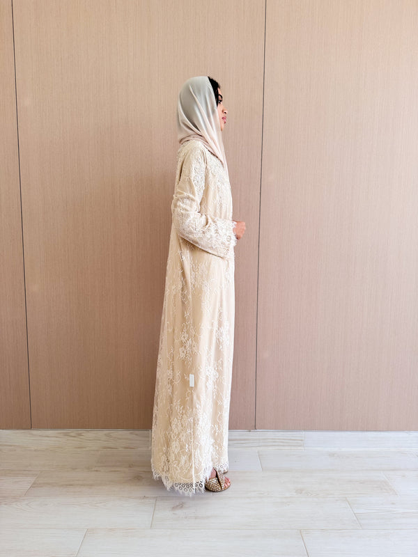 Straight Cut Bridal Abaya