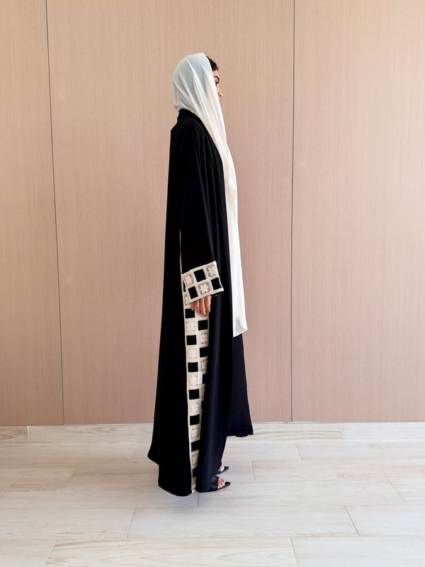 Zainah Cut Abaya Black