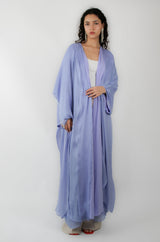 Sky Blue Bisht cut Abaya