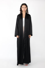 Black Zainah Cut Abaya