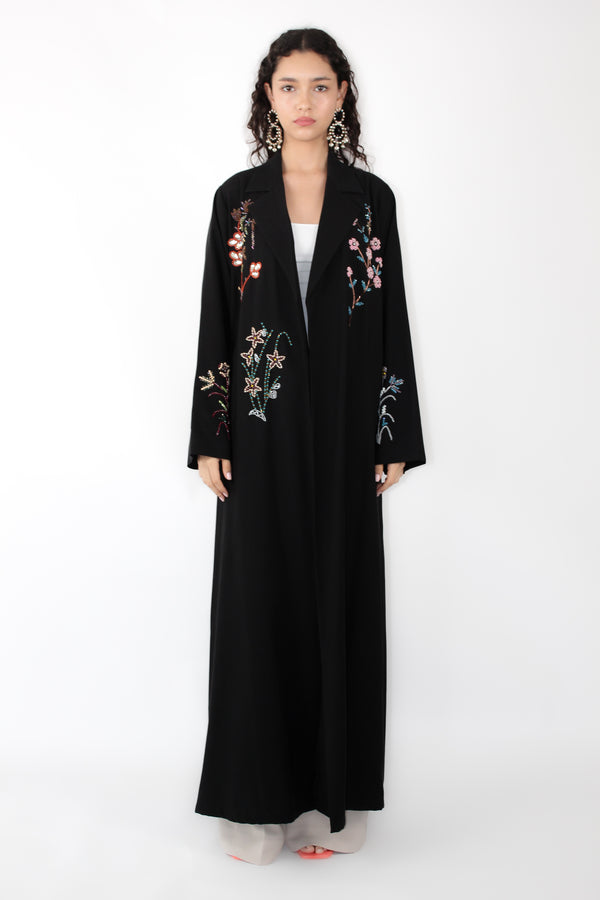 Limited Floral Embroidery Abaya