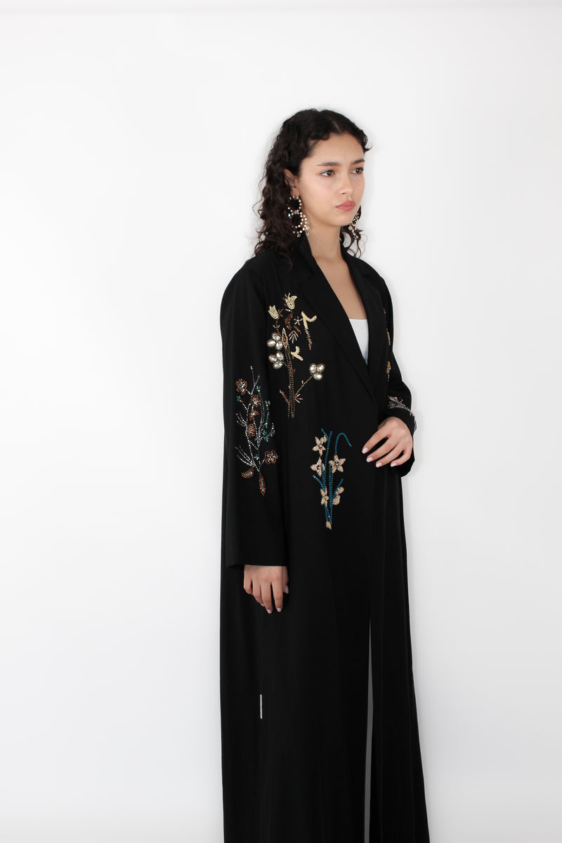 Limited Floral Embroidery Abaya