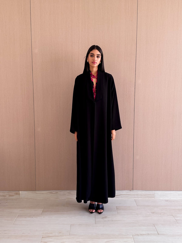 2 Piece Set - New Zainah Cut Abaya + Mix print dress