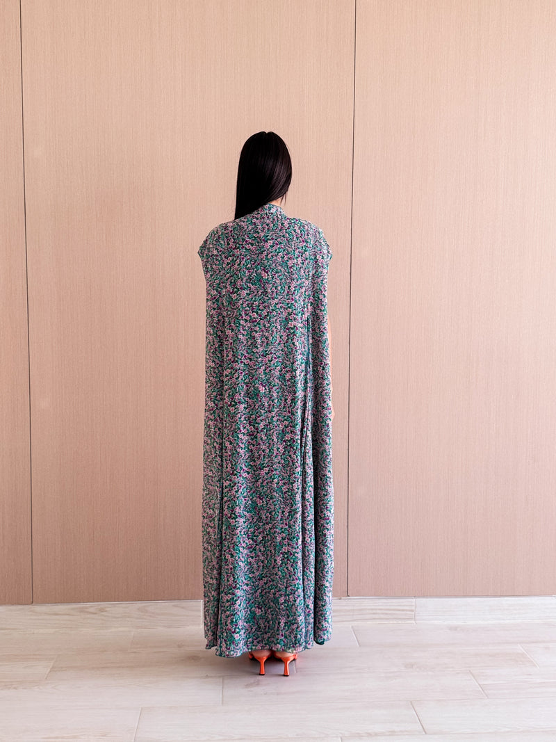 Vacation Wear - V Neck Long Sleeves Dress