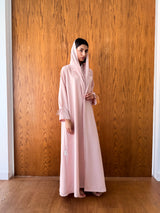 Zainah With Circle Abaya With Anchor Thread