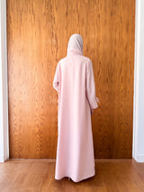 Zainah With Circle Abaya With Anchor Thread