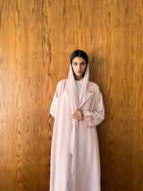 Zainah With Circle Abaya With Anchor Thread
