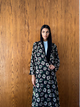 Zainah Cut Abaya with Tie rope on front and sleeves