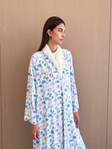 Zainah cut abaya in Mixed Printed Chiffon
