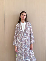 Zainah cut abaya in Mixed Printed Chiffon