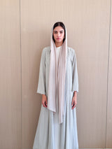 Zainah Cut Abaya in printed Chiffon