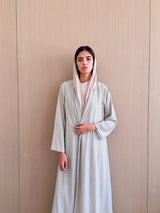 Zainah Cut Abaya in printed Chiffon
