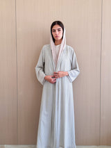 Zainah Cut Abaya in printed Chiffon