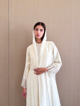 V Neck Abaya Embroidery on Sleeves