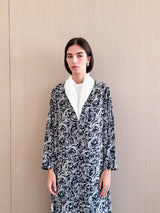Zainah cut abaya in Mixed Printed Chiffon