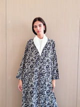 Zainah cut abaya in Mixed Printed Chiffon