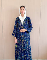 Zainah Cut Abaya in printed Chiffon