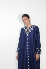 Taffeta Navy blue Kaftan
