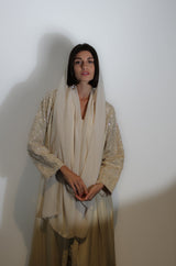 Off white limited edition Sequins lace abaya