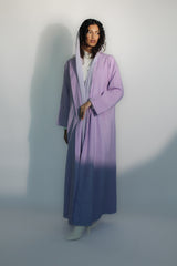 Round neck Abaya in Lavender