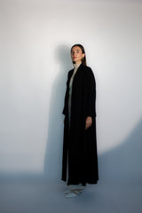 Black A-Line shawl Abaya